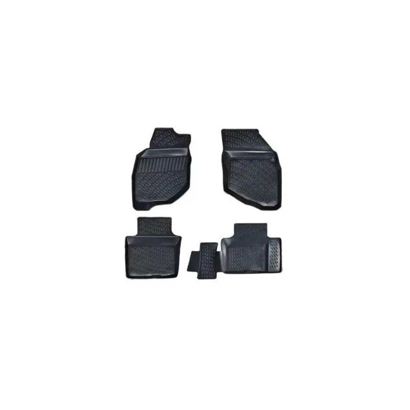 Honda Accord 2018 3D Black Floor Mats