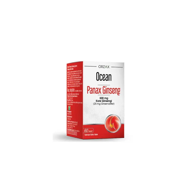 Ocean Panax Ginseng 500 Mg 60 Capsules