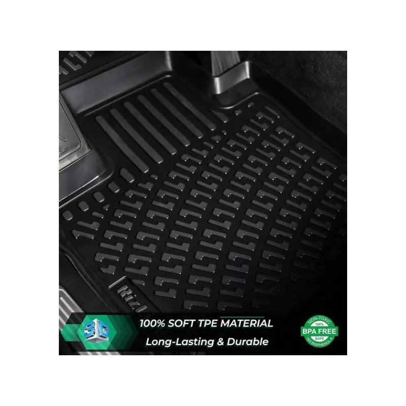 Ford Fiesta 3D Mat + 3D Trunk Pool 2002-2008 Black Set
