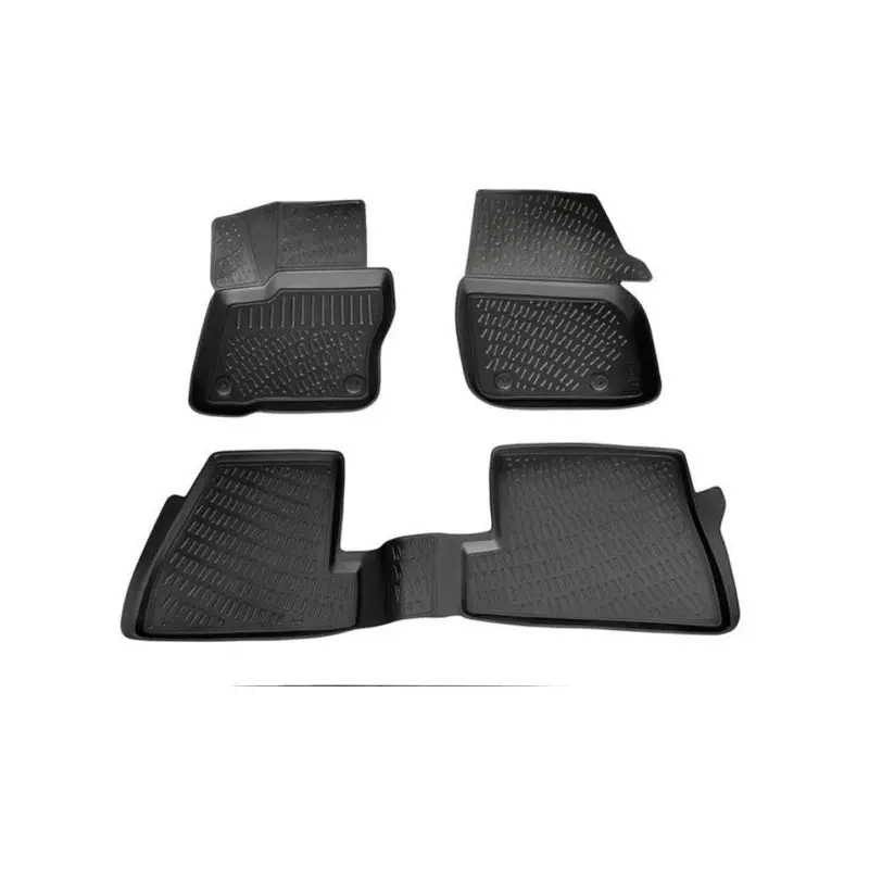 Ford Focus 4 3D Mat Pool Sedan 2015 - 2018 Black 4 Piece Set