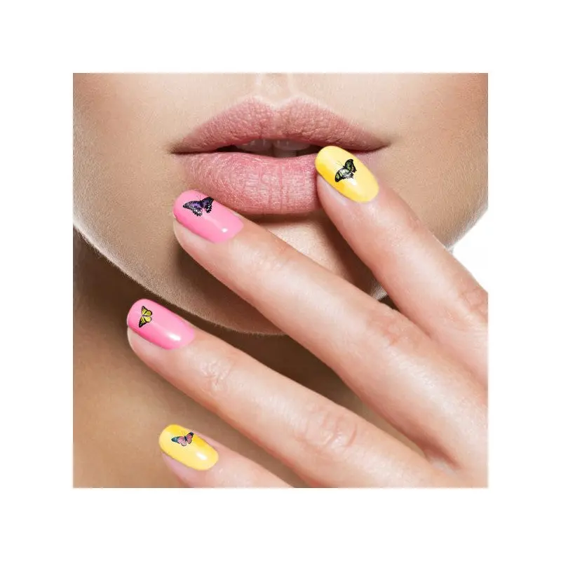 2 Butterfly Nail Tattoo, Nail Sticker, Nail Tattoo, Nail Art