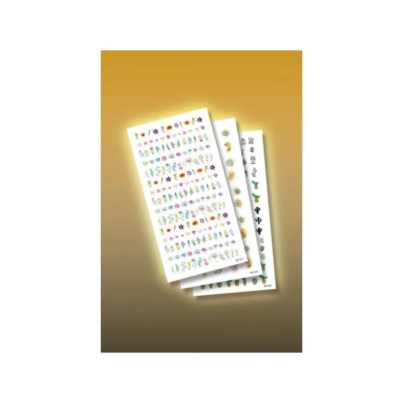 3 Piece Nail Tattoo Set, Nail Sticker Set, Nail Art, Tattoo