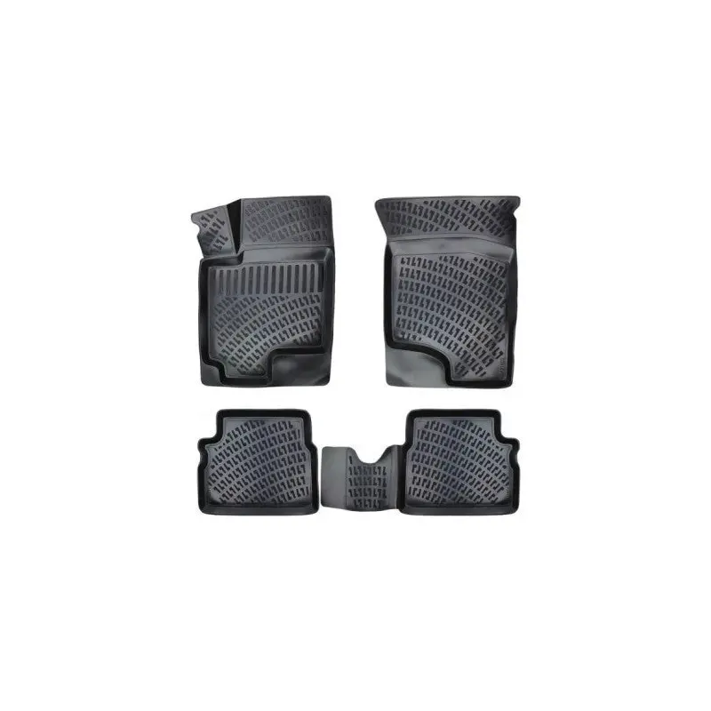 3D Black Floor Mat For Hyundai Getz 2002-