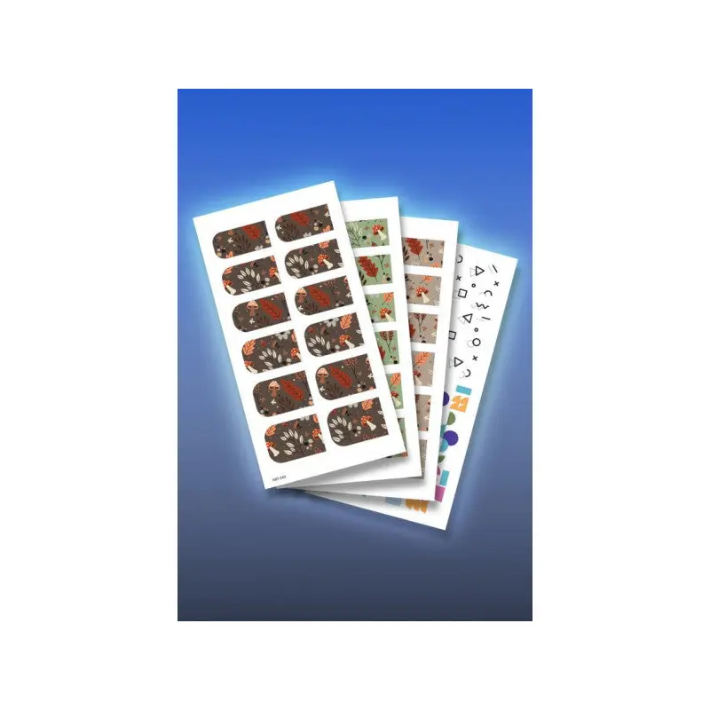 4 Piece Nail Tattoo Set, Nail Sticker Set, Nail Art, Tattoo