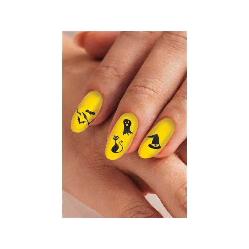 Halloween-1 Nail Tattoo, Nail Tattoo, Nail Art, Nail Sticker
