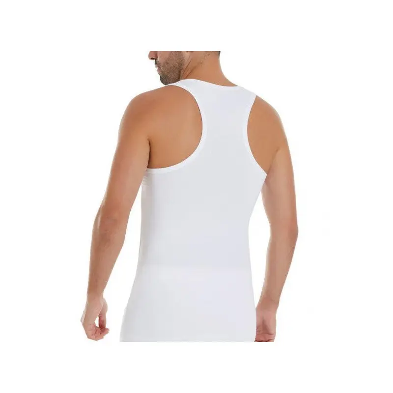 6 Star Men's Bamboo Sports Undershirt White 490