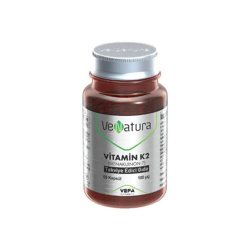 Venatura Vitamin K2 Menaquinone 7 Food Supplement 60 Capsules