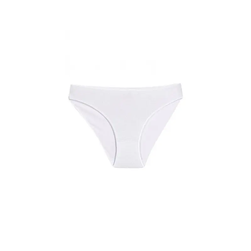 12 Pieces Star Women's Bamboo Non-Trace Bikini Panties White 3960