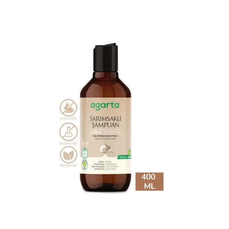Agarta Natural Shampoo Garlic 400 Ml