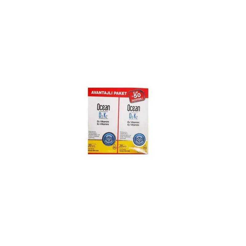Ocean Vitamin D3K2 Drops 20 Ml 2-Pack Advantage Pack