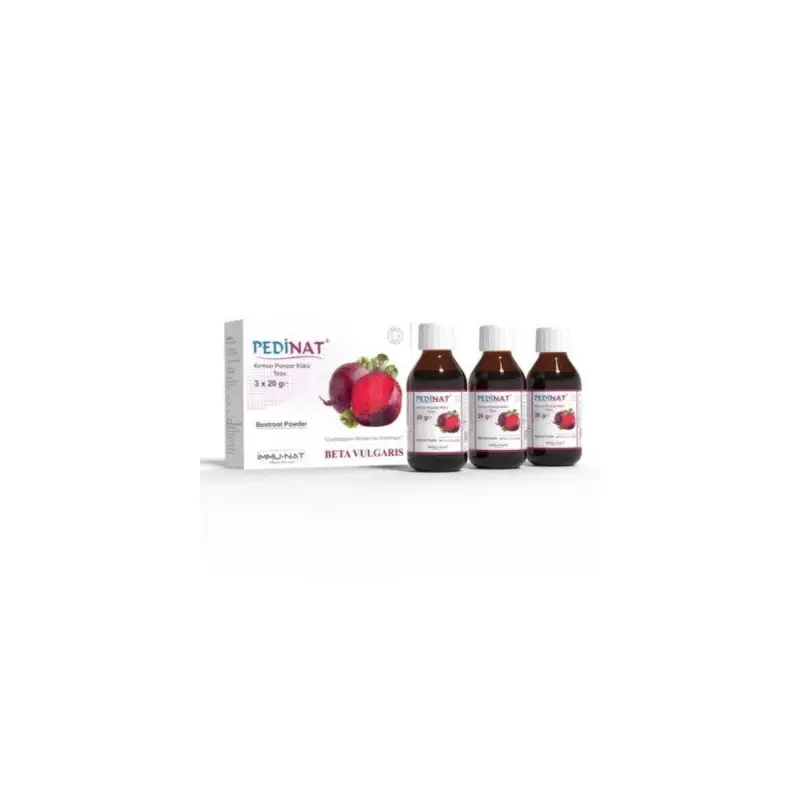 Immu-Nat Immunat Pedinat Red Beet Root Powder 3X20 Ml