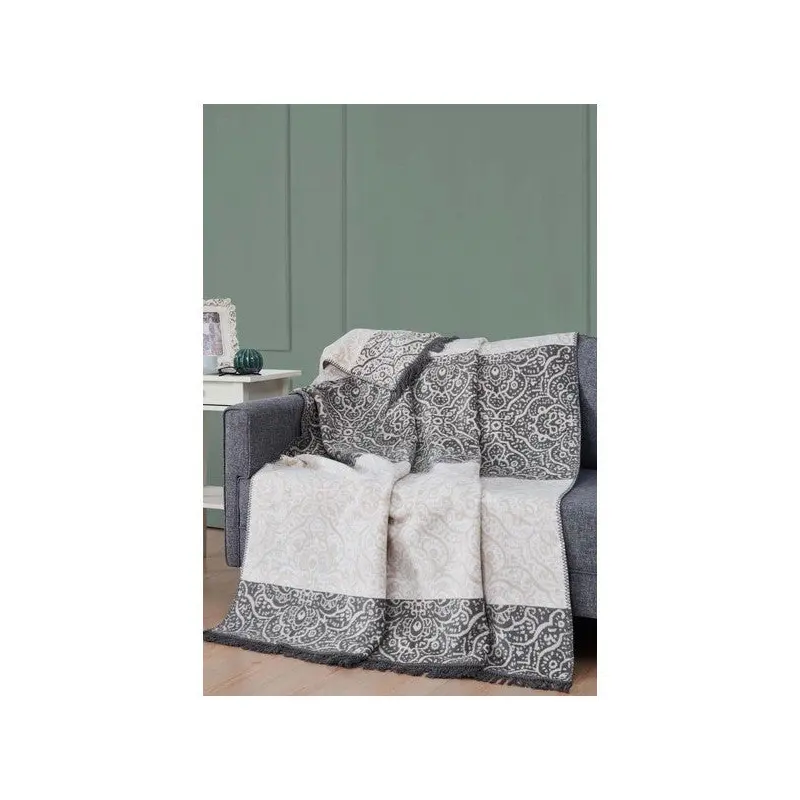 Antray Single Cotton Blanket Gray