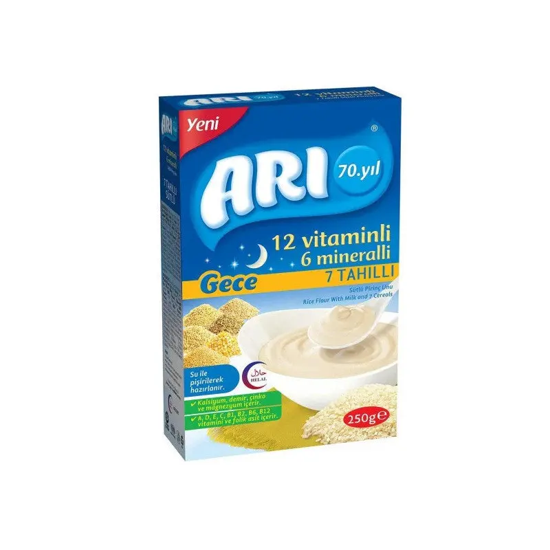 Ar Mama 12 Vitamin 6 Mineral 7 Grain Milk Rice Night 200 Gr