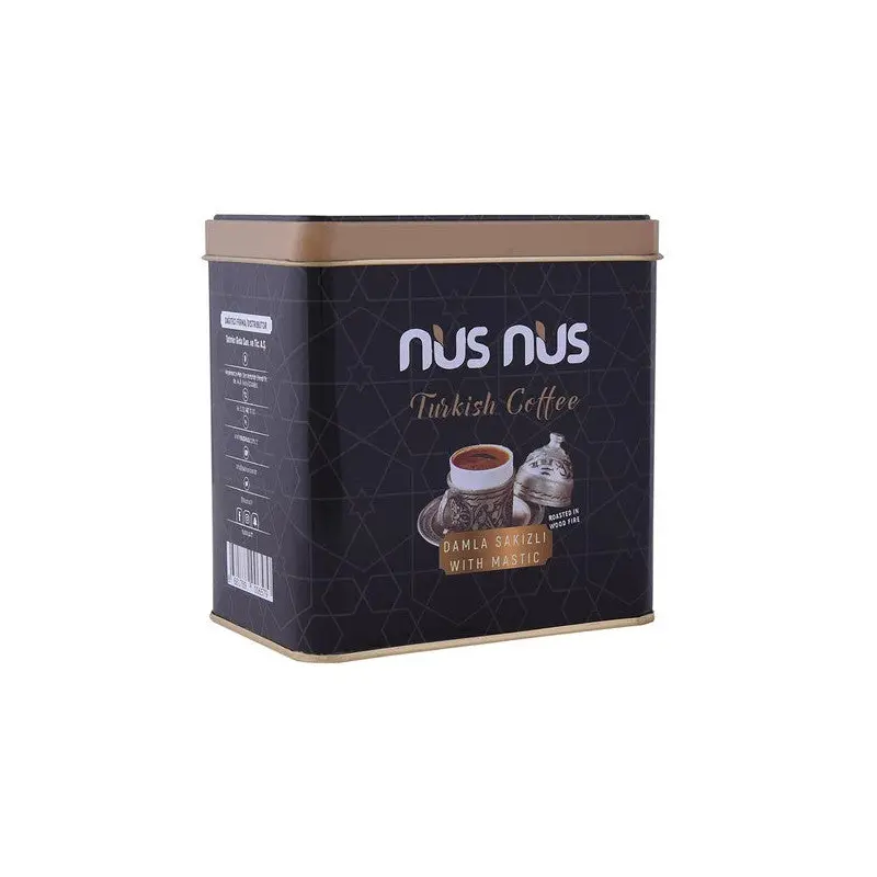 Nusnus Mastic Turkish Coffee 250 Metal Box