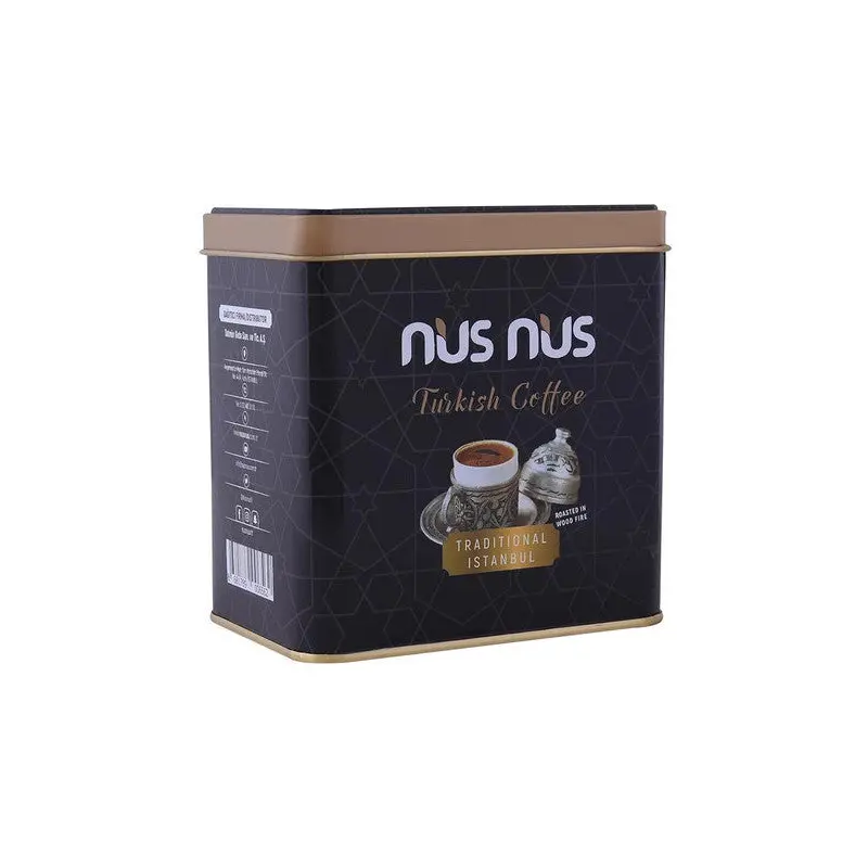 Nusnus Turkish Coffee 250 Gr Metal Box