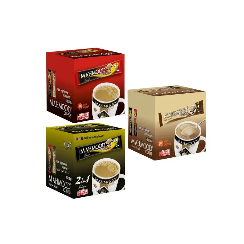 Mahmood Coffee 3 n 1 And 3 n 1 Milk Foam And 2 n 1 Set Of 3 48 Pieces
