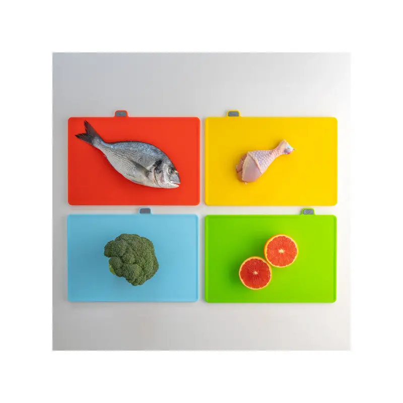 Porsima 1085 4-Piece Cutting Board - Food-Specially Separated Cutting Boards - Vivid Color