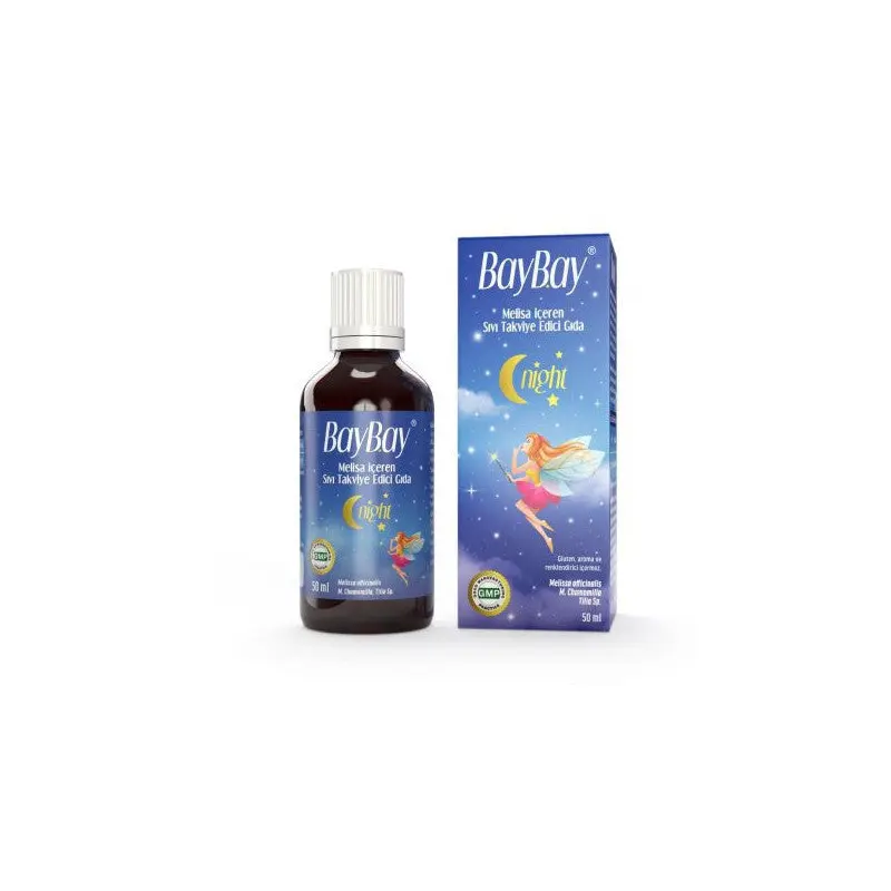 Baybay Night Drops Containing Melissa Chamomile 50 Ml Bottle