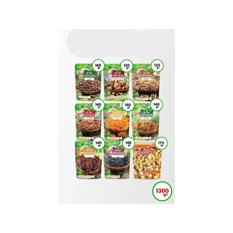 Papaan Nuts  Energy Advantage Package 1265 Grams