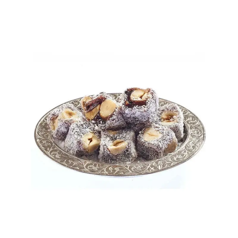 Mini Turkish Delight With Coconut, Black Raisins And Hazelnuts (250 G)