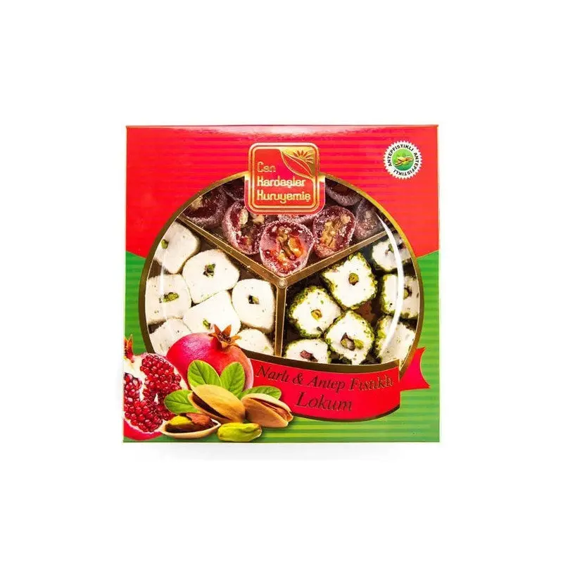 Pomegranate & Pistachio Turkish Delight - 450 Gr
