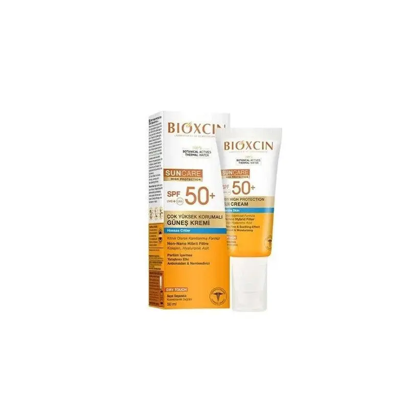 Bioxcin Sun Care Very High Protection Sun Cream For Sensitive Skin Spf50+ 50Ml