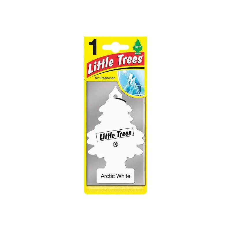 Little Trees Arctic White (Ice White) Refreshment, Aromatic, Car Smell