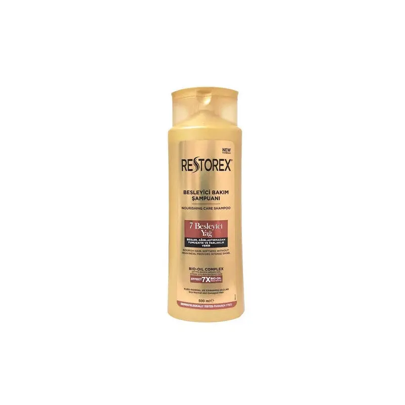 Restorex 7 Nourishing Oil Nourishing Care Shampoo 500Ml