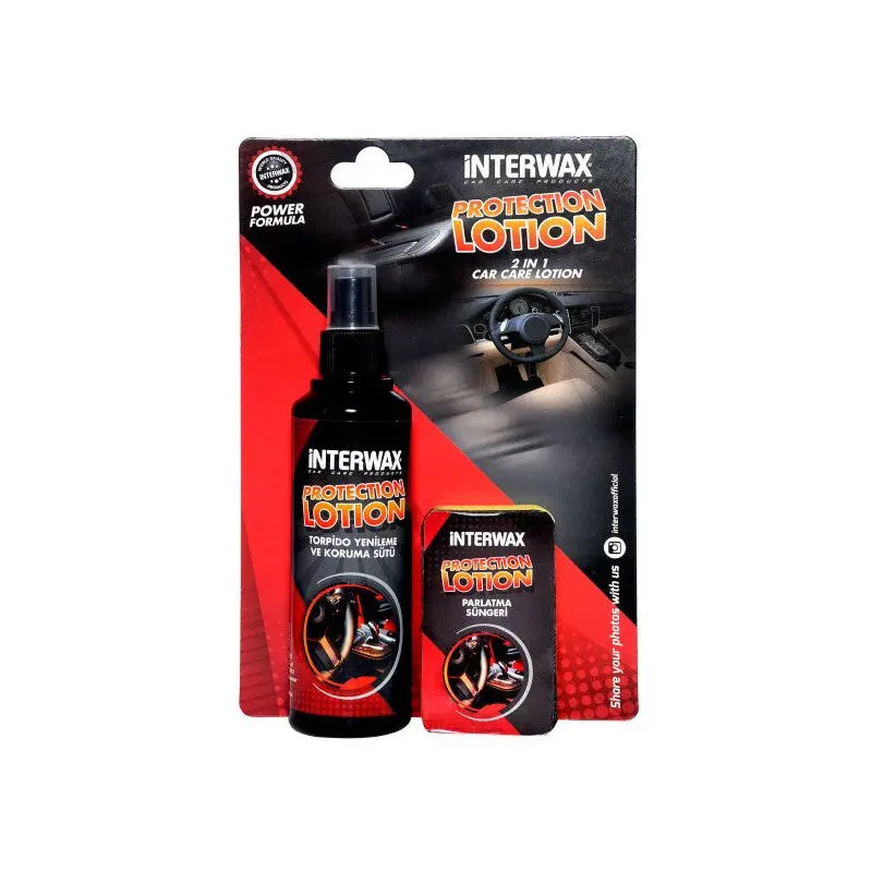 Interwax Two-Piece Set (Torpedo Renewal And Protection Milk + Sponge) 200Ml