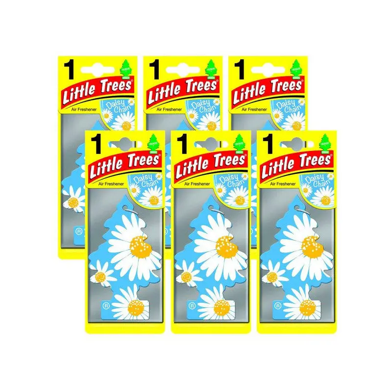 Little Trees Daisy Chain Daisy Aromatic Car Air Freshener 6 Pieces