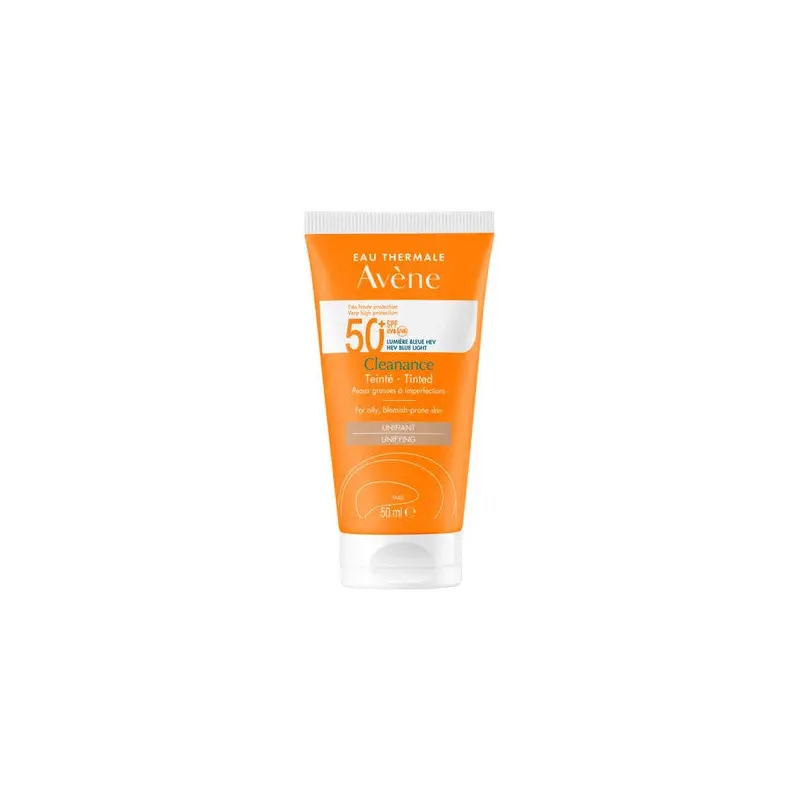 Avene Cleanance Tinted Sunscreen For Oily Skin Spf50+ 50Ml