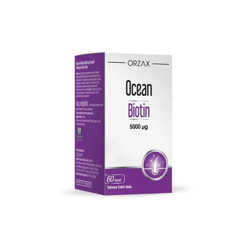 Orzax Ocean Biotin 60 Capsules