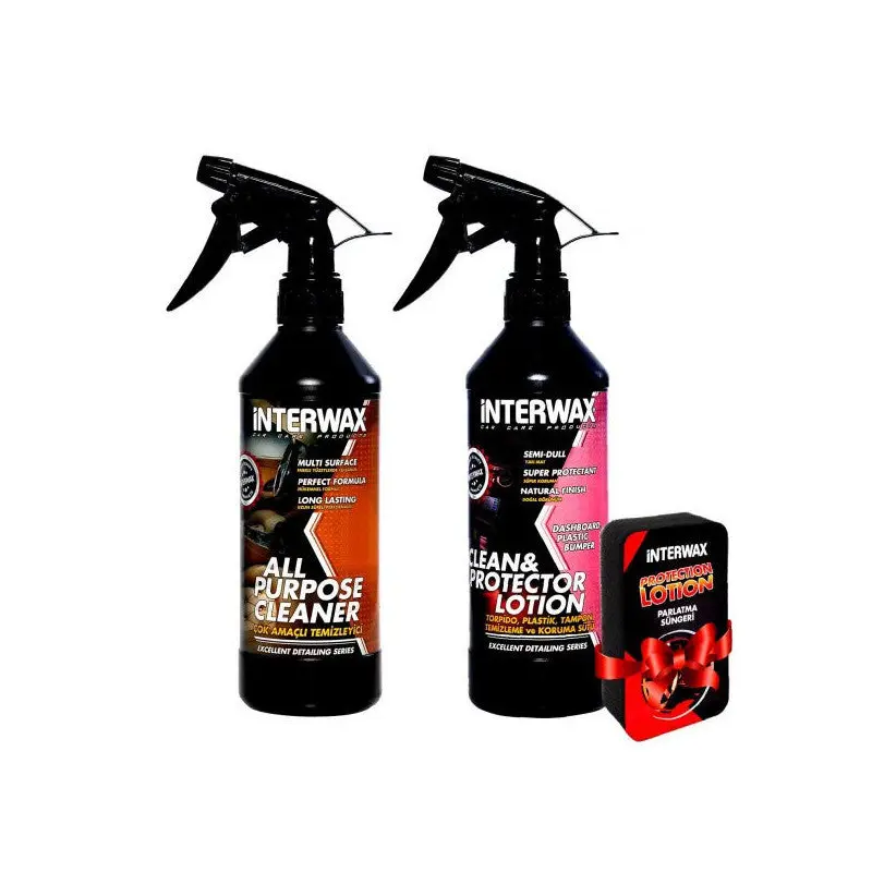 Interwax 2-Set Upholstery Cleaning And Dashboard Cleaning Milk 500 Ml