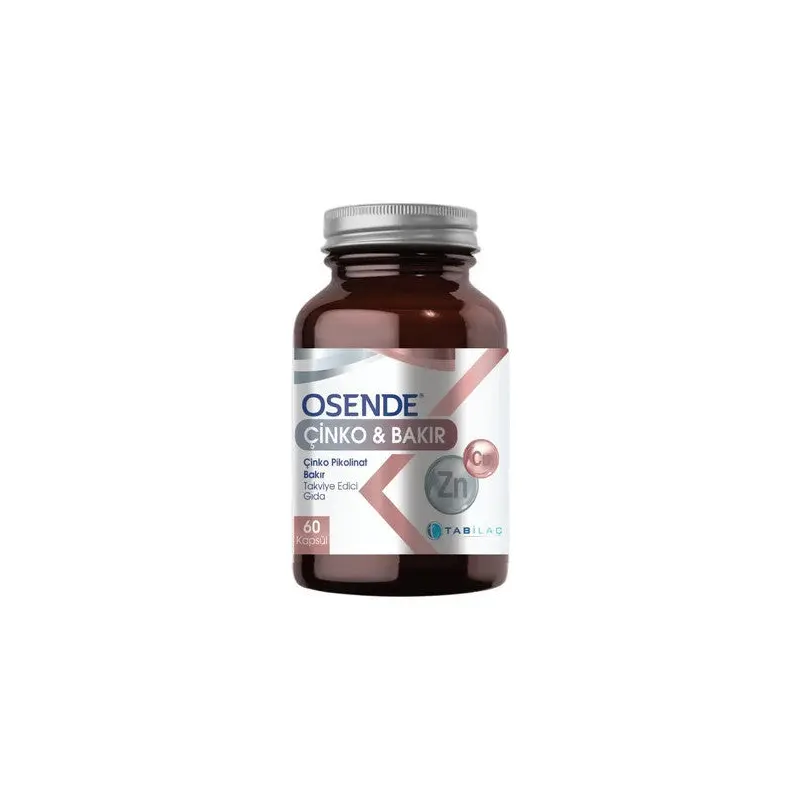 Osende Zinc & Copper 60 Capsules