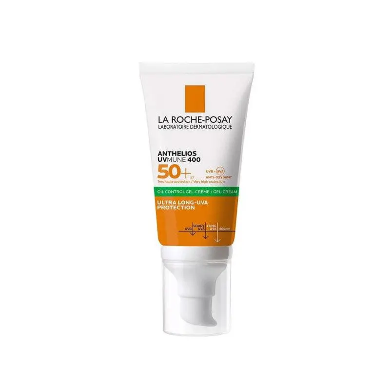 Anthelios Uvmune Oil Control Spf 50+ Face Sun Cream For Oily Skin 50 Ml