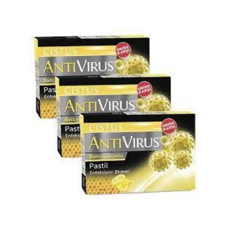Cistus Antivirus Honey Lemon Pastille 10 Pieces 3 Pieces