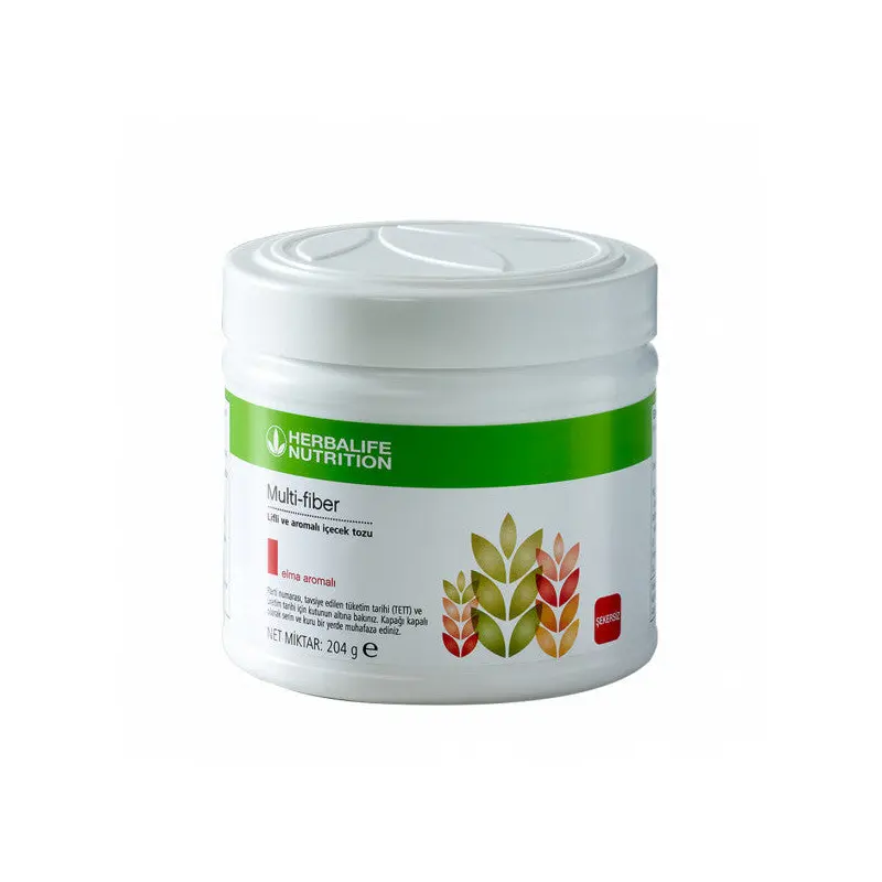 Herbalife Multi-Fiber Fiber And Flavored Drink Powder Apple 204 Gr