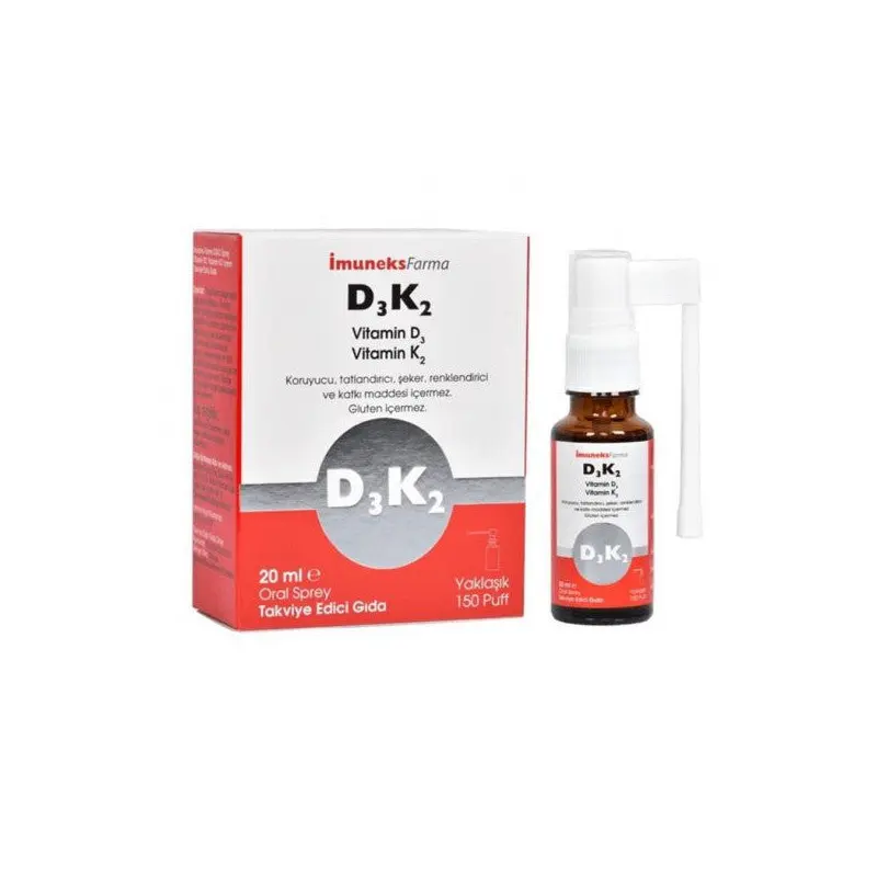 muneks Farma Vitamin D3 K2 Spray 20Ml