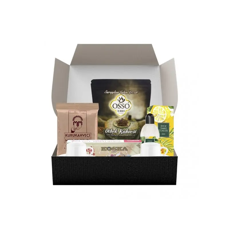 Turkish Delight And Cologne Coffee Box, Turkish Delight Gift Box