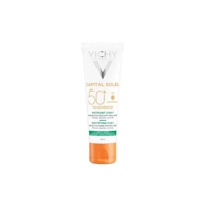 Vichy Capital Soleil Spf 50+ Mattifying 3 In 1 Sun Cream 50 Ml