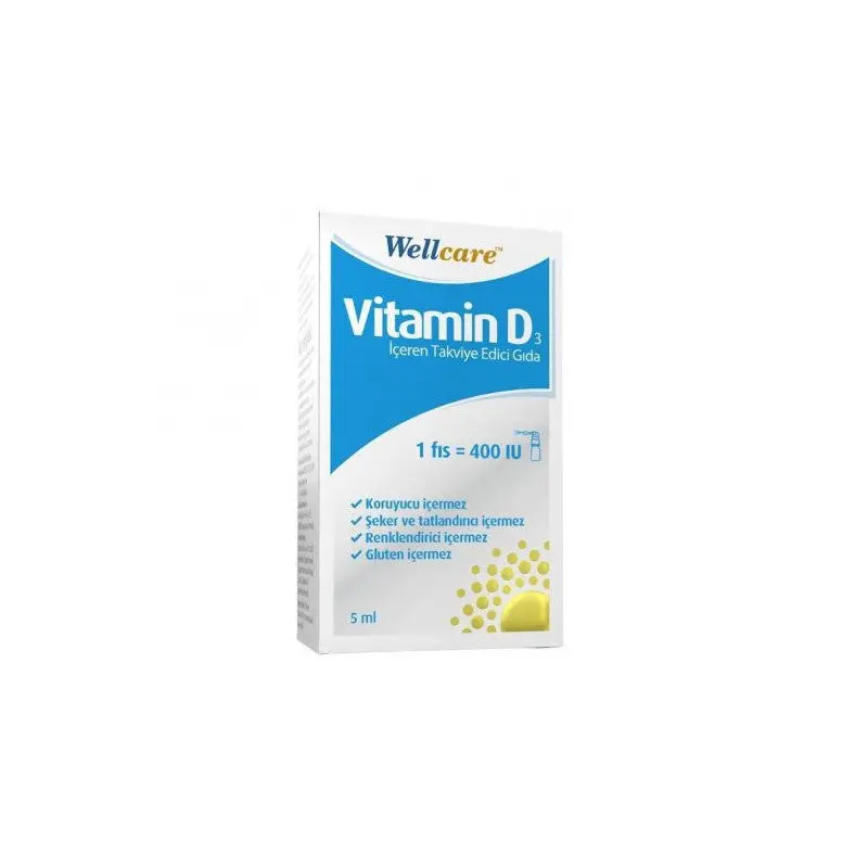 Vitamin D3 400Iu Food Supplement 5Ml