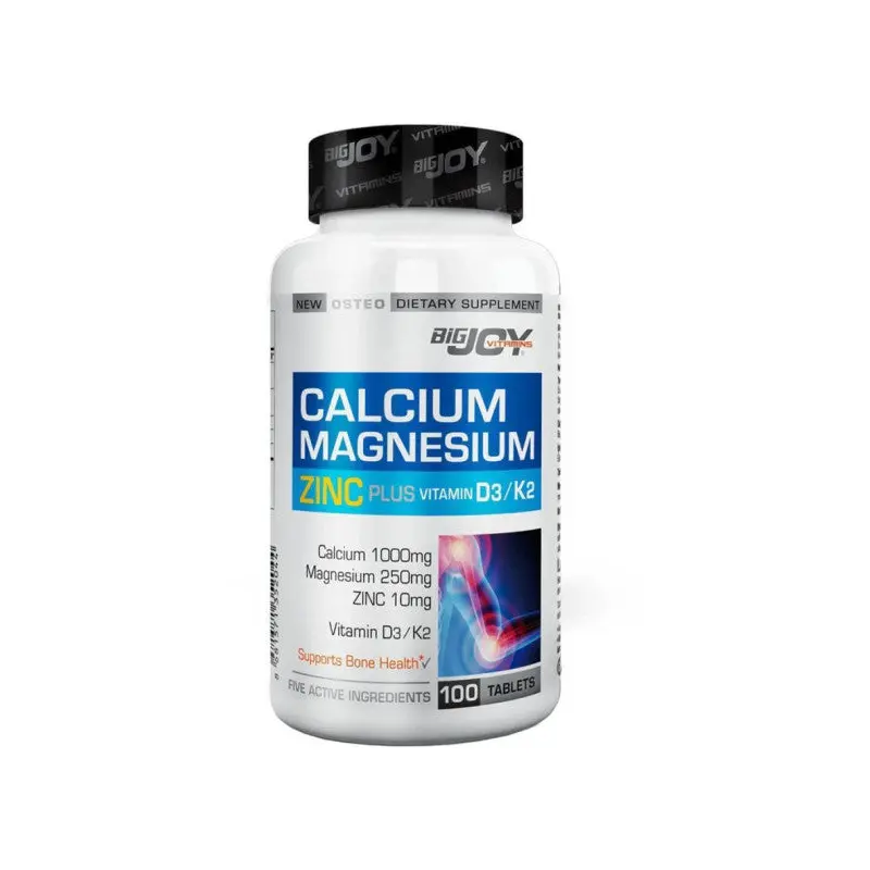Bigjoy Vitamins Calcium Magnesium Zinc Plus 100 Tablet