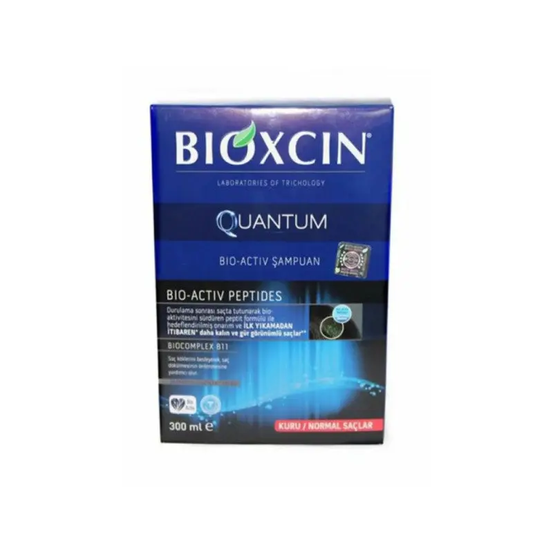 Bioxcin Quantum Shampoo For Dry And Normal Hair 300 Ml