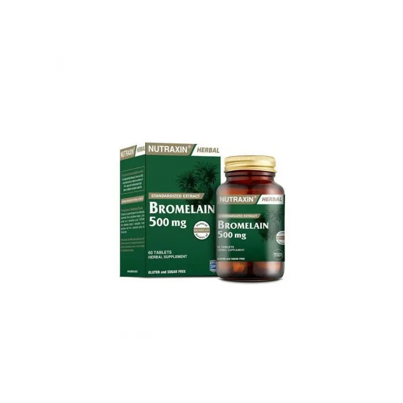 Bromelain 500 Mg Food Supplement 60 Tablets