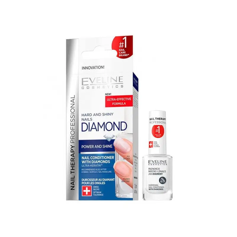 Eveline Diamond Hard And Shiny Nail Conditioner 12Ml | Nail Care