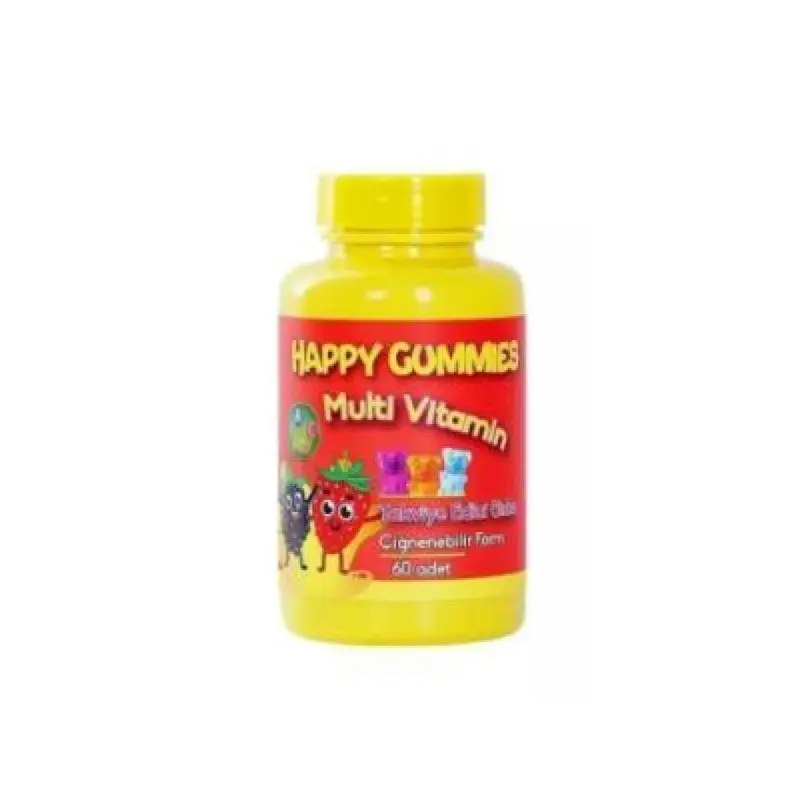 Happy Gummies Multi Vitamin Chewable Form 60 Pieces