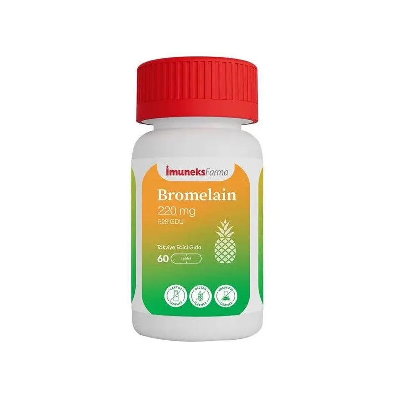 muneks Farma Bromelain 220Mg 60 Tablet