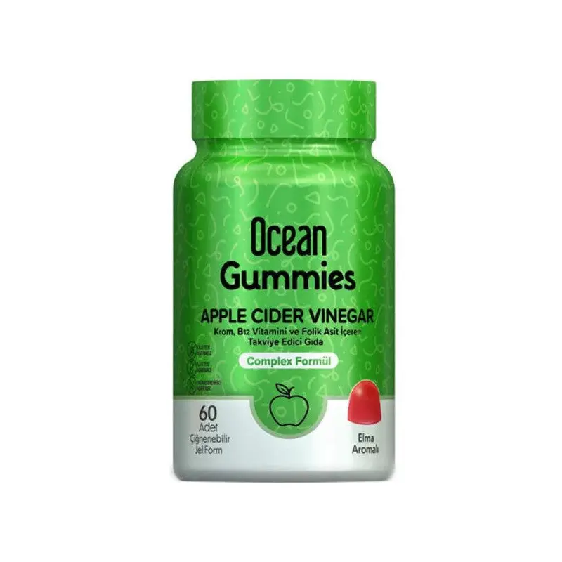 Orzax Ocean Gummies Apple Cider Vinegar Chewable Gel Form 60 Pieces