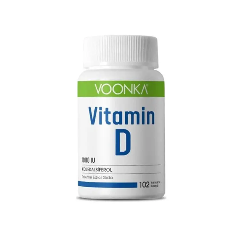 Voonka Vitamin D 1000Iu 102 Capsules