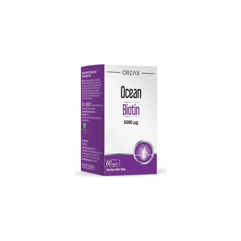 Ocean Biotin 5000 Mg 60 Capsules